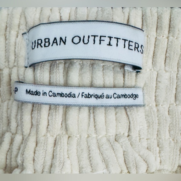 Urban Outfitters Ivory High Waist Flowy Wide-Leg Corduroy Pants. Small. NWT - Picture 13 of 15